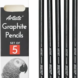 Graphite Pencil set | Set of 5 (2B, 4B, 6B, 8B, 10B