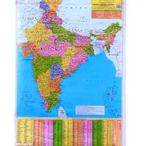Political map of India