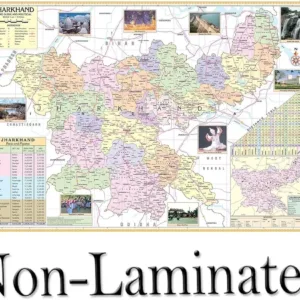 JHARKHAND MAP size : 100x70 Centimeter (40"x28" inch).
