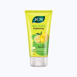 Joy Skin Fruits Lemon Brightening Face Wash 150ml | with Vitamin C for Glowing Skin | Reduces Dark Spots, Removes Excess Oil & Dirt | For Normal to Oily Skin