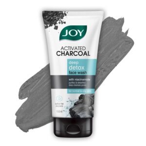 oy Activated Charcoal Face Wash for Oily Skin 150ml | Controls Oil & Removes Dirt & Blackheads | Fights Pollution, Reduces Acne & Pimples For a Clearer & Smoother Skin