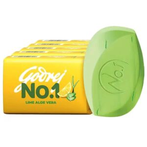 Godrej No.1 Lime and Aloe Vera, 100 g (Pack of 8)