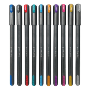 1.0 mm Multicolor Glitter Gel Pen | Multicolor Ink, Set Of 10 Pcs