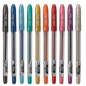 Glitter Pen Assorted Colours - Pack of 10