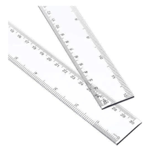 30Cm Pack of 2 Plastic Ruler/Scale for Multi Purpose