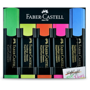 Highlighter - Textliner Pen Set – Pack of 5 Assorted Colours
