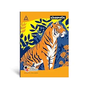 Classmate Notebook | 120 Pages | Single Line | 24.0cm x 18.0cm | Pack of 5 | Ruled Notebook for School Students