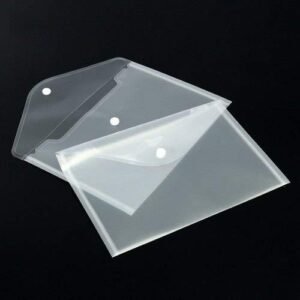 A5 Size Small My Clear Bag Folder, Document File Check Size (Pack of 12 Pcs)