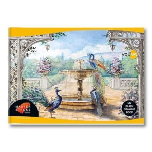 YOUVA Navneet A3 Drawing Copy & Drawing Book | Black, 36 Pages, Pack of 3